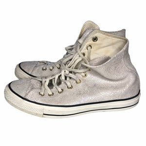Converse Chuck Taylor iridescent high tops sz 9.5